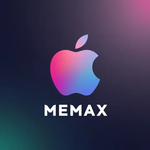 A simplistic elegant logo/icon for a tech startup named "memax" focusing on memory layer for ai agen