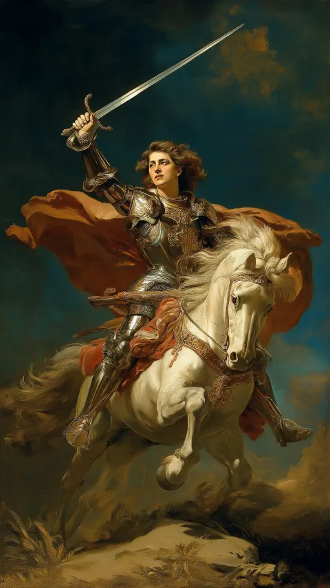 Francesco Solimena's painting depicting Pierre D'Aubusson
