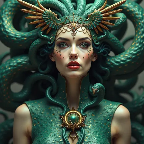 Eva Green as a Surreal Hydra Empress