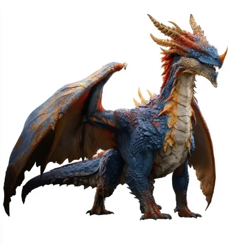 Generate a picture of a dragon that is very detailed and looks realistic