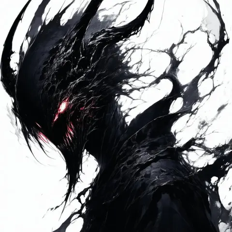 Shadow Fiend Avatar in Tokyo Ghoul Ink