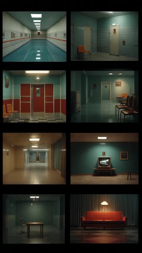 Create a sequence of individual images to be used as starter images foe ai video scenes that are lim