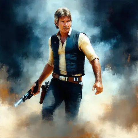 Harrison Ford as Han Solo in Oils