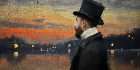 Recreate the attached art as oil pinting. Keep same composition