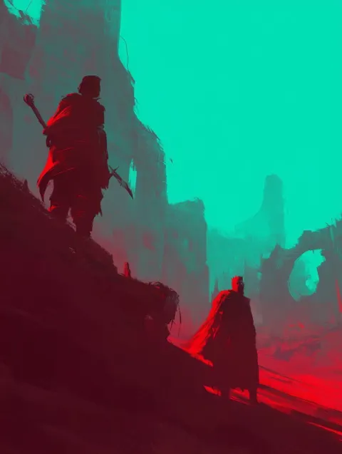 A young king and his advisor, a ruined city. They must rebuild. Will they work together