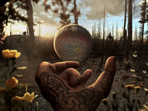 To see a World in a Grain of Sand, And a Heaven in a Wild Flower. Hold Infinity in the palm of your