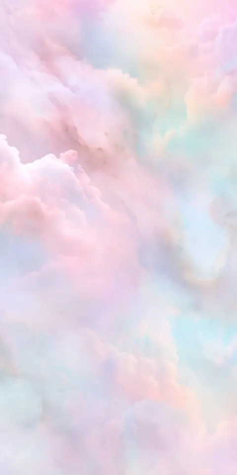 Single realistic nebula cloud, pastel cosmic gas formation