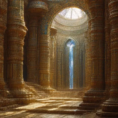 Osman Hamdi Bey Scene Meets Beksinski Shadows