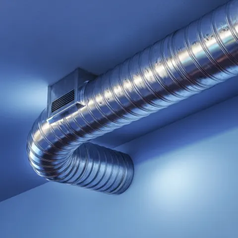 An air duct is an element of a ventilation system that ensures the distribution of air flows and mai