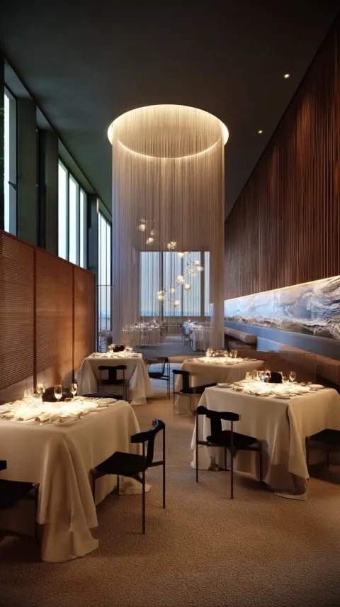 Luxury restaurant in rio de janeiro, fine art