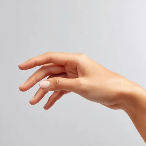 A female hand, side view