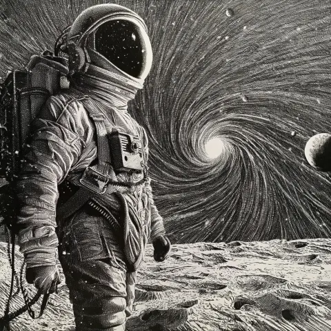 The eleuthranaut, the Cosmic traveller, the space cowboy