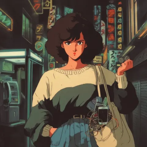 1980s Japanese anime style, cel-shaded, highly detailed