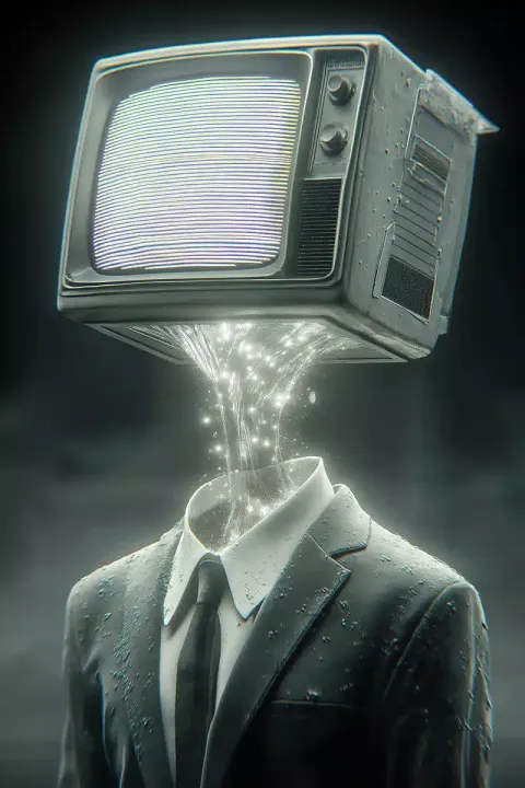 Surreal Retro Man Galaxy 2