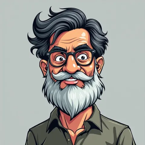 Bespectacled Indian Man as a Funko Pop