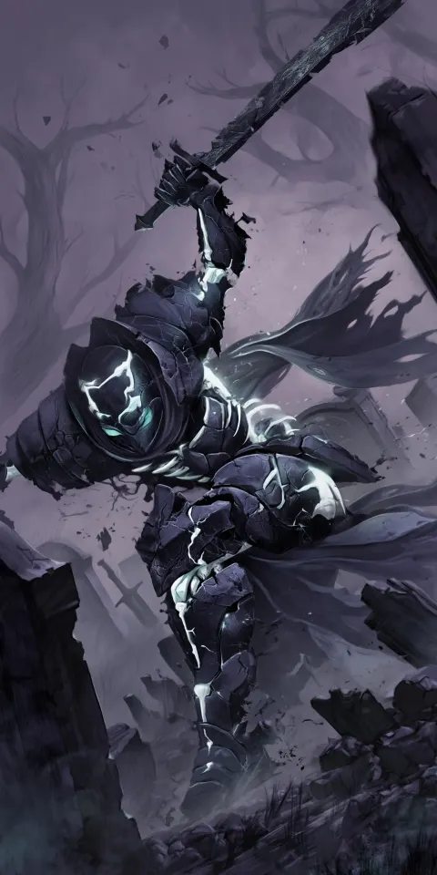 Hand-painted dark fantasy concept art, stylized fantasy card art, visible brush strokes