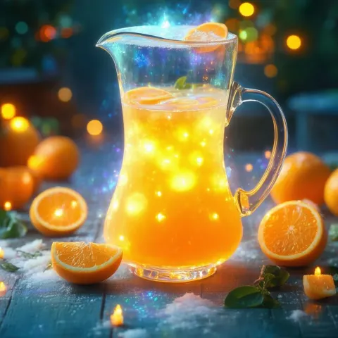 Magical Pitcher of Glowing Orange Juice