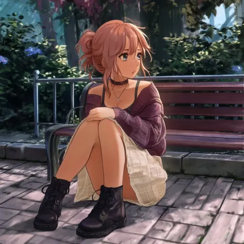 A cute girl