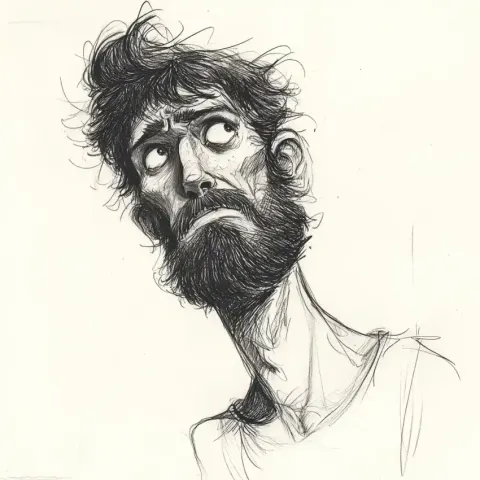 Illustrated Man In Style