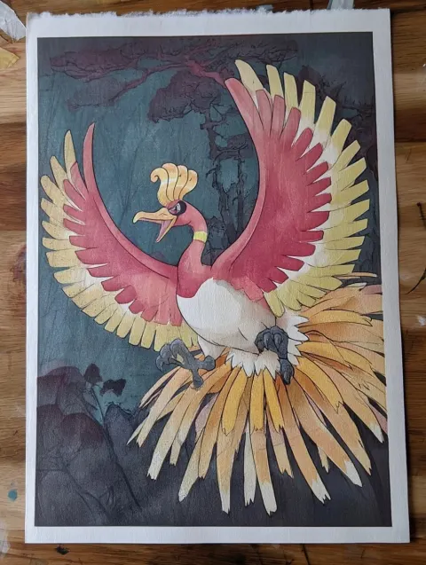 Ho-oh, Ukiyo-e, woodblock print