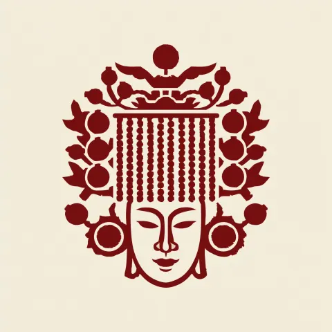 Logo design, emblem mark inspired by Baishatun Mazu